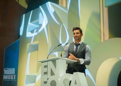 Detalle del presentado de la gala