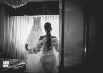 Reportaje de boda momento novia
