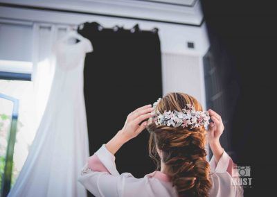 El peinado de la novia